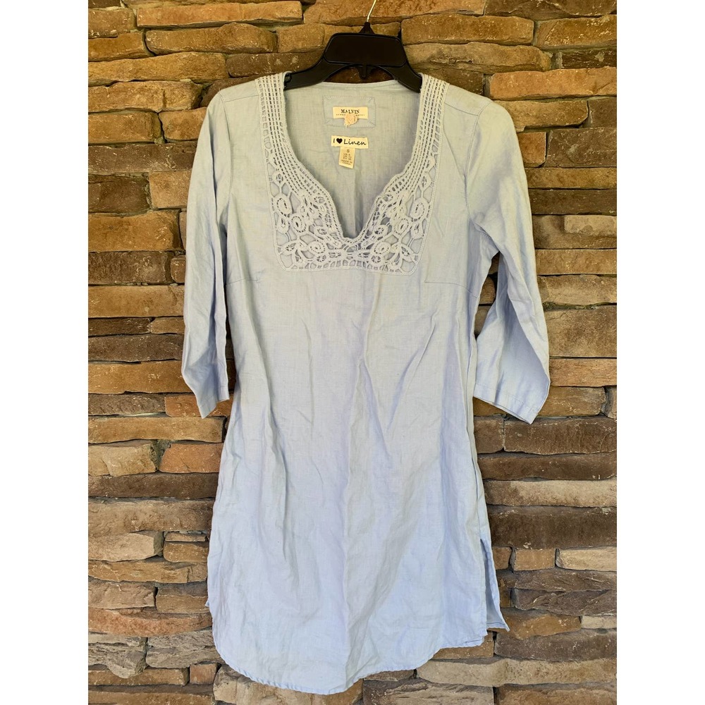 Malvin Hamburg Germany Linen Dress-Size Small